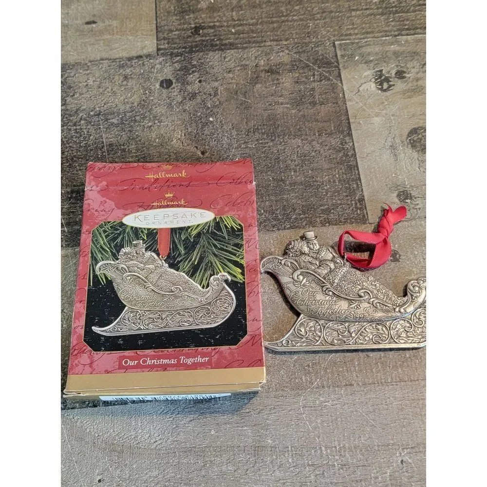 Hallmark our‎ Christmas together 1997 ornament Xmas decor